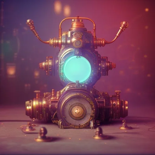 Steampunk bug,steampunk center composition, ultra realistic, shiny, smooth, studio quality, octane render, Surrealism, Triadic colour scheme,glow-stick, ambient lighting,nightclub lighting, polaroid, 100mm, --ar 1:1 --v4