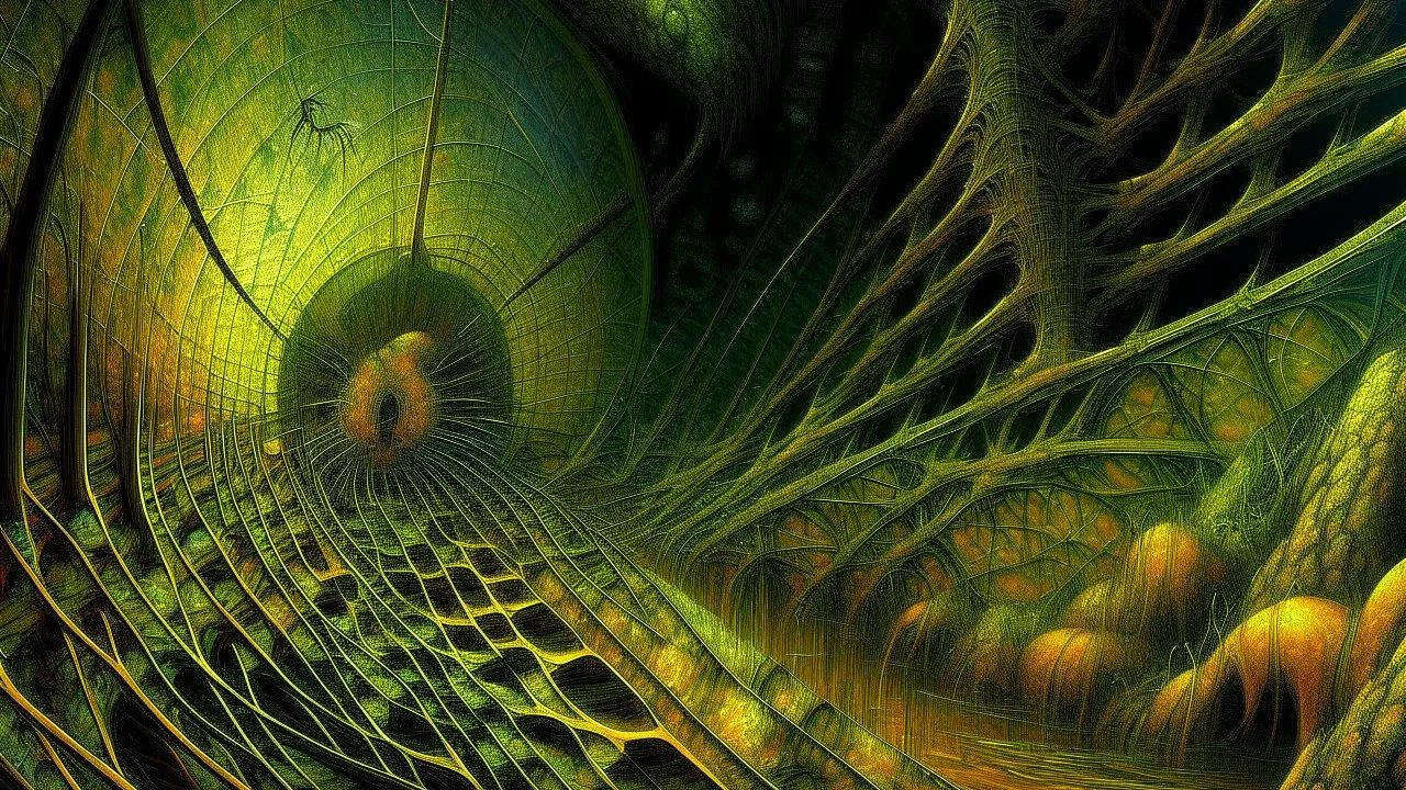 SPIDER WEB Zdzisław Beksiński