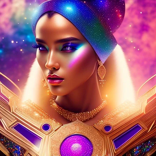 cosmic woman,highly detailed, hyper-detailed, beautifully color-coded, insane details, intricate details, beautifully color graded, Cinematic, Color Grading, Editorial Photography, Depth of Field, DOF, Tilt Blur, White Balance, 32k, Super-Resolution, Megapixel, ProPhoto RGB, VR, Half rear Lighting, Backlight, non photorealistic rendering