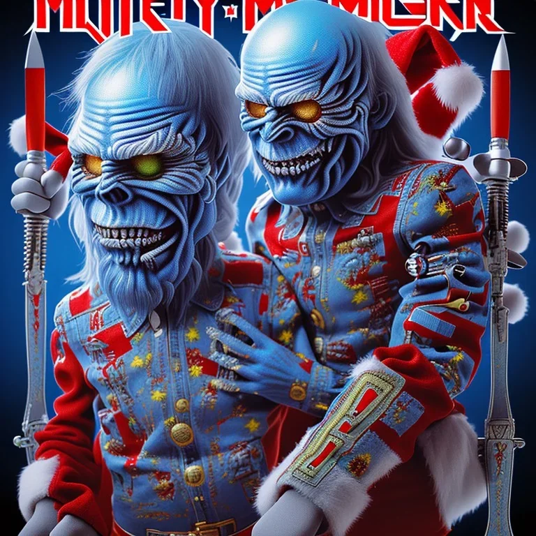 Pere noel iron maiden