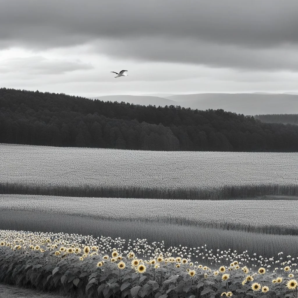 Comme un écheveau de laine entre les mains d'un enfant Ou les mots d'une rengaine pris dans les harpes du vent Comme un tourbillon de neige, comme un vol de goélands Sur des forêts de Norvège, sur des moutons d'océan Comme le chemin de ronde que font sans cesse les heures Le voyage autour du monde d'un tournesol dans sa fleur Tu fais tourner de ton nom tous les moulins de mon cœur