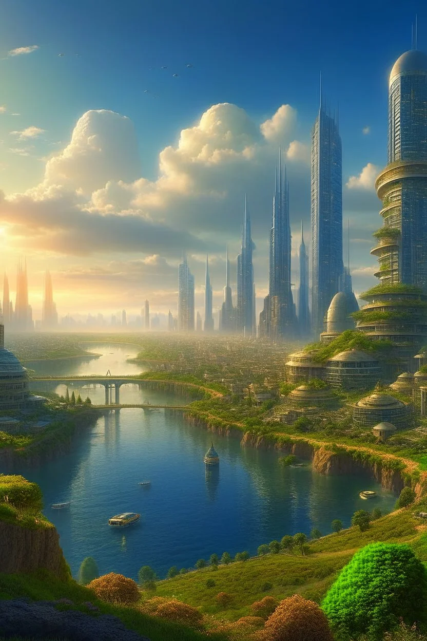 a beautiful cityland scape