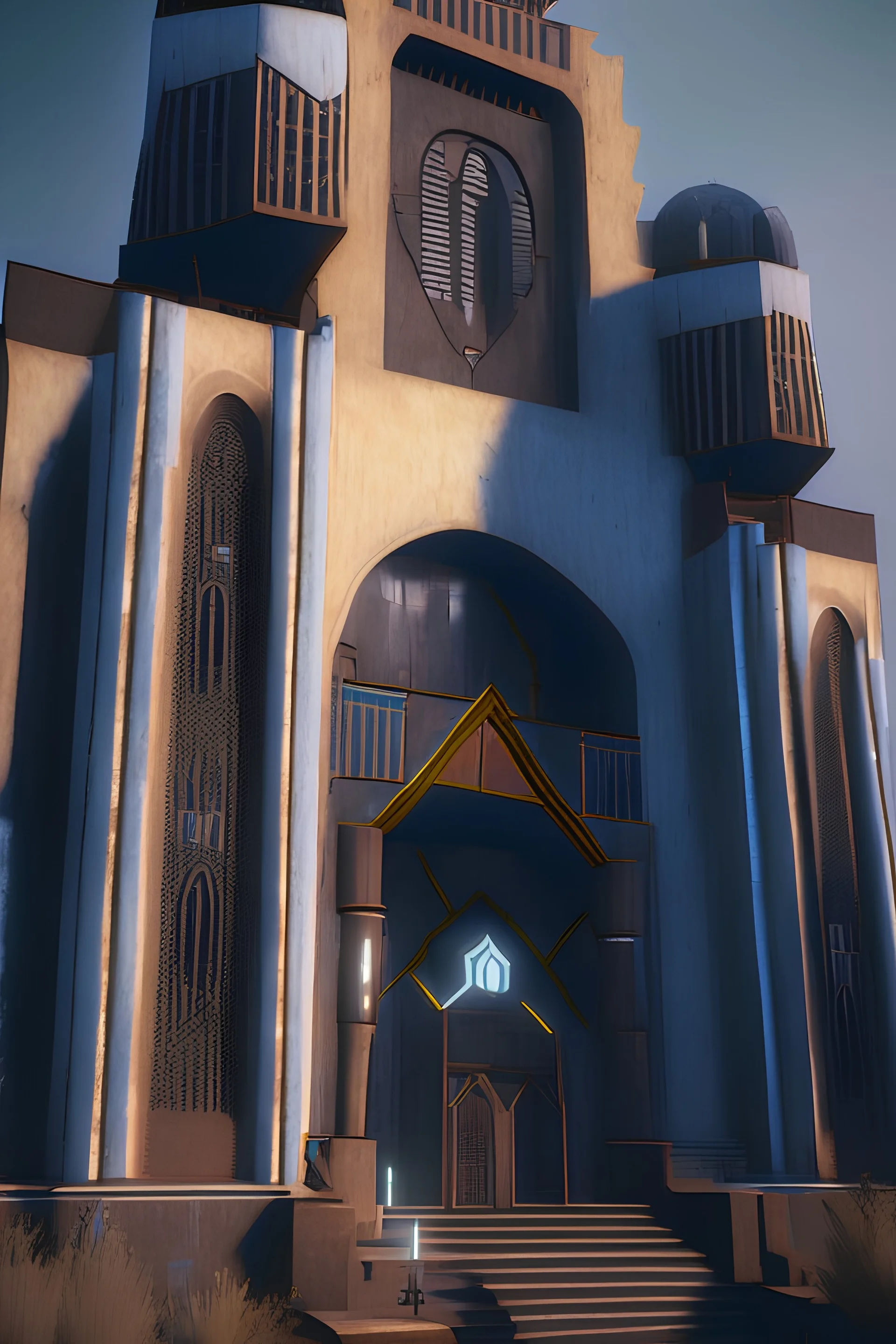 exterior of church of saint george lalibela ethiopia, windows, doors, porches, awnings, middle of SPACE, cyberpunk lights, Hyper Detail, 8K, HD, Octane Rendering, Unreal Engine, V-Ray, full hd -- s5000 --uplight --q 3 --stop 80--w --ar 1:3 artistic color, suprematism, redshift render, 8K, HD, Dramatic Lighting by Brom, trending on artstation, fantastic lighting, hyper