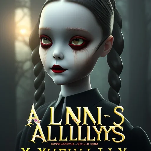 wednesday addams rolünde oynayan jenna ortega netflix dizisi 2022