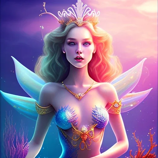 Beautiful princess mermaid