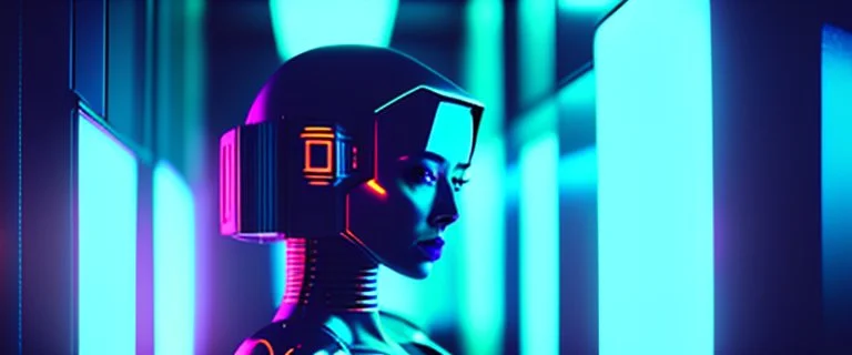 "Her" sci-fi film, android, artificial Intelligence, open source, Lush void, Dystopia, futurism, cyber, imperfection, natural lighting, cinematic, Fuji Film, Anamorphic lens, 2040s, deep depth of field, Solarpunk