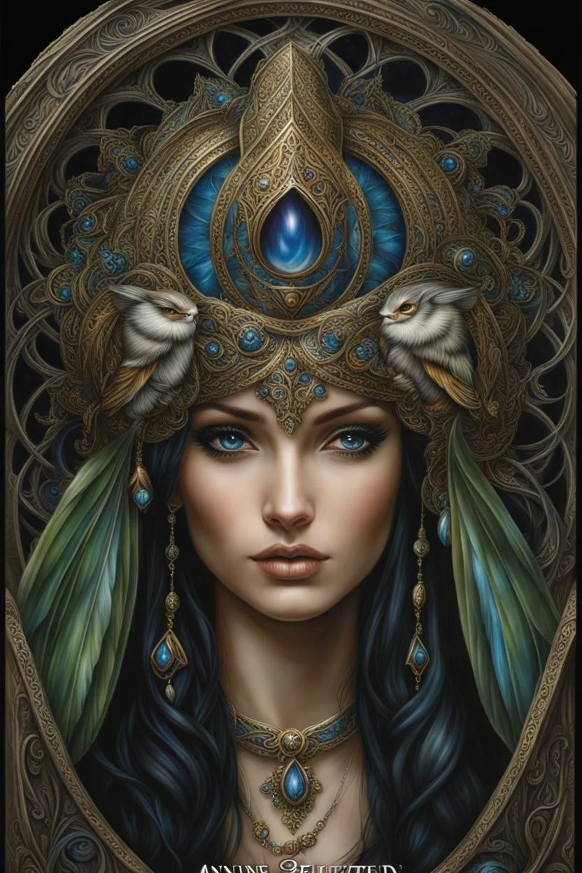 belittled dreams accusing the dreamer. perfect faces. painted by Anne Stokes