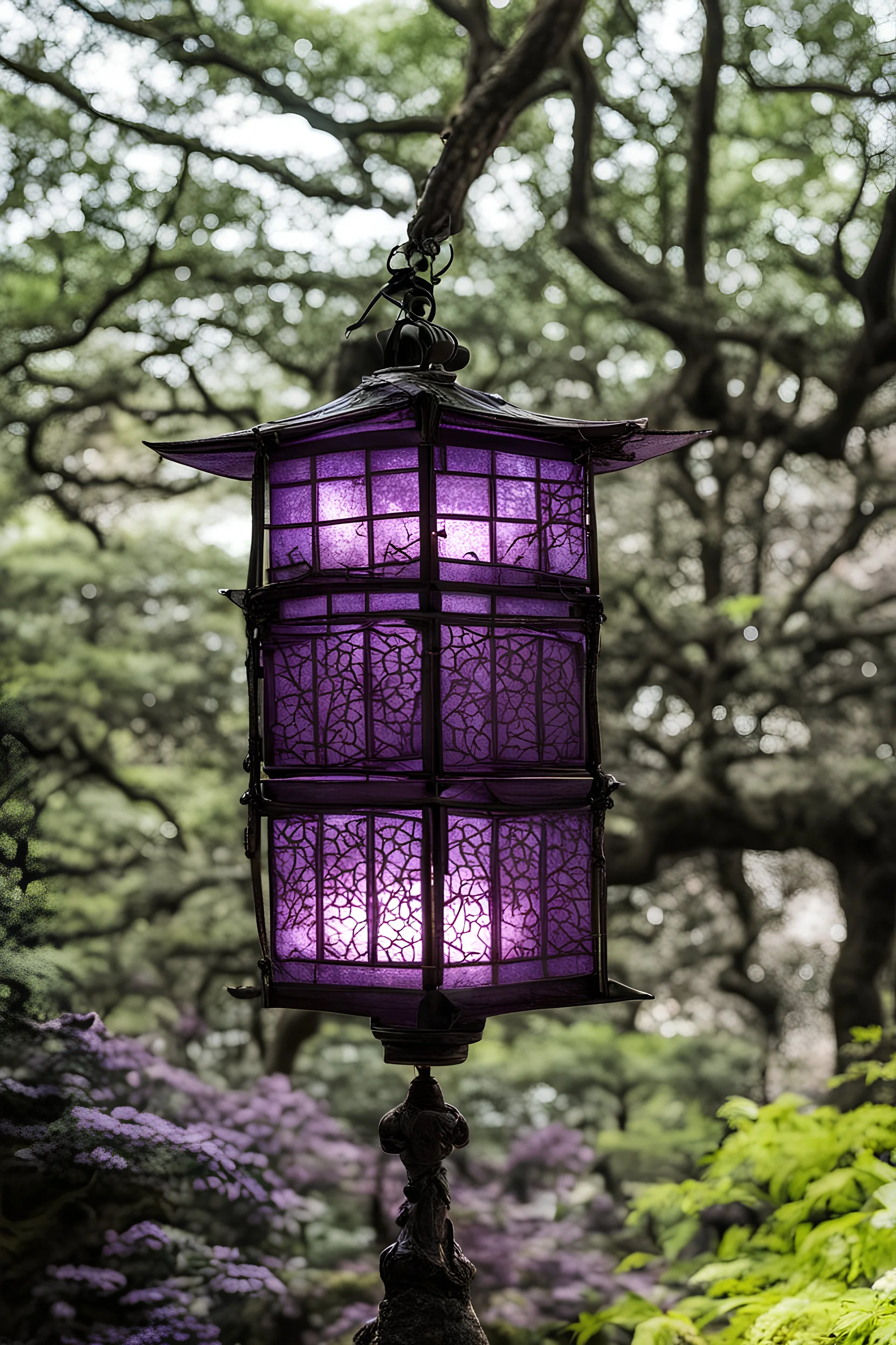 japanese purple lantern