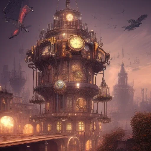 Steampunk city