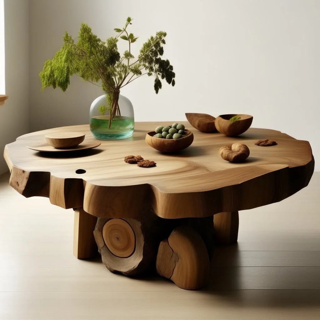 Chestnut-inspired table