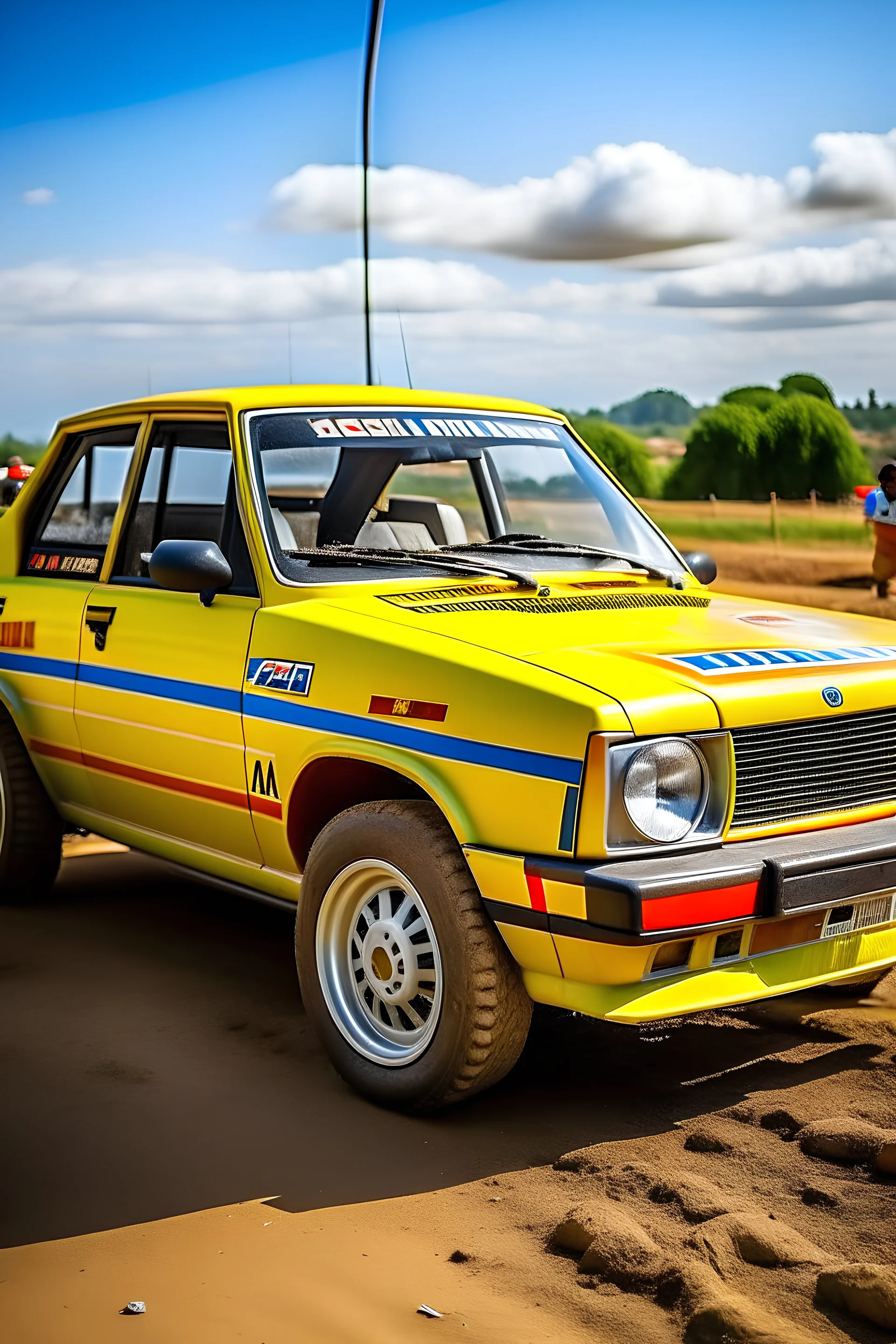 fiat 131 rally car Ethiopian