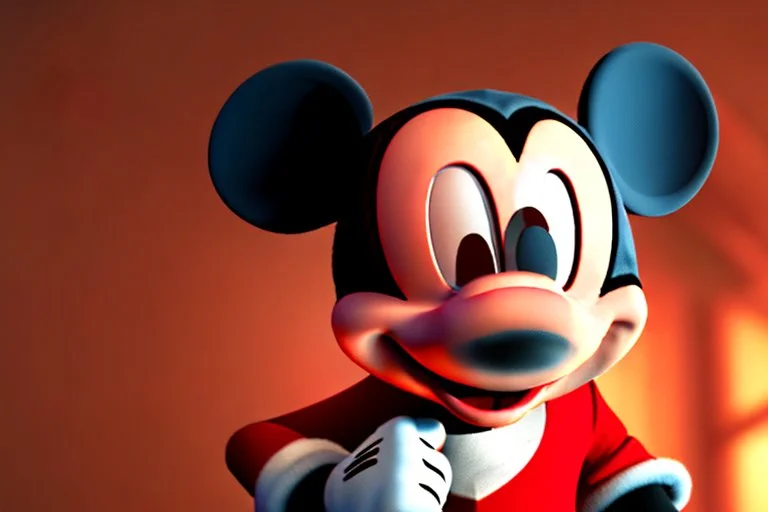 Mickey Mouse in prison undergoing the old 'lie detector' procedure