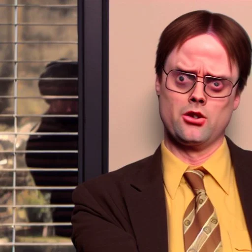 Dwight Shrute, Gas Mask