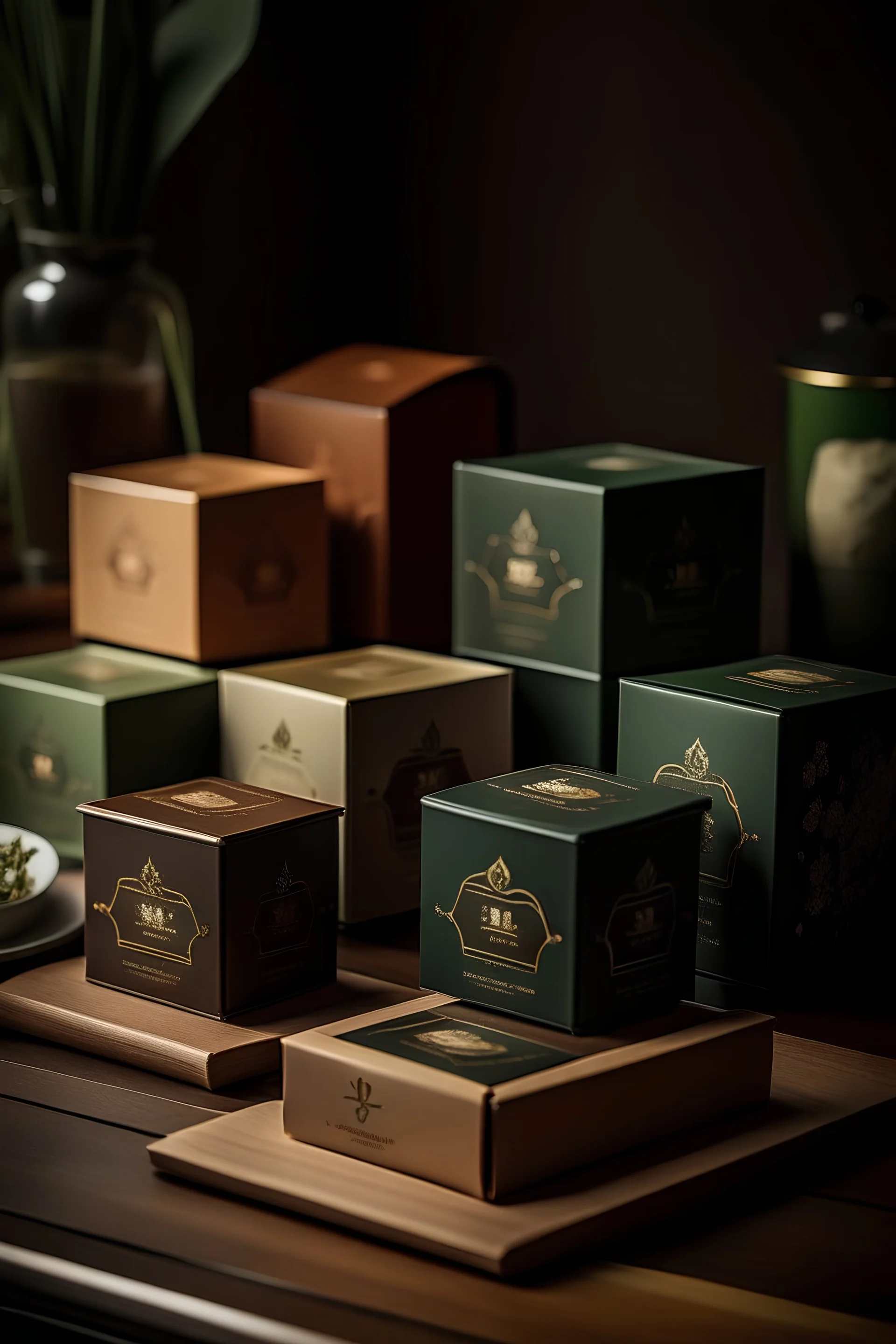 tea shop, tea box, tea brand identity