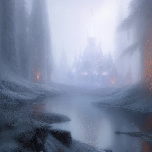 ice kingdom by anders zorn, matte painting,hyper detailed, artstation, concept art