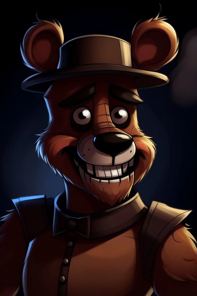 Portrait of Freddy from fnaf