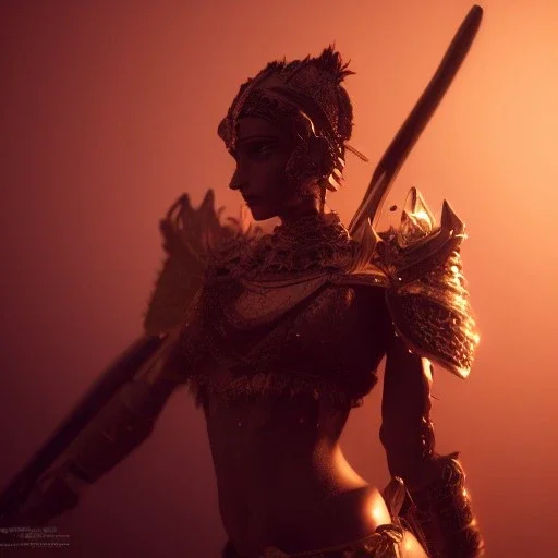 beautiful girl warrior figure, sharp focus,macro lens, portrait, cinematic, unreal engine 5, 8k, hyper realistic. ambient lighting, elegant,hyperphotorealistic, epic composition,cinematic lighting, hyperphotomaximalist, masterpiece,epic composition, tilt shift blur, by japbun2-40