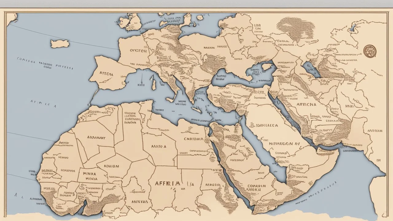 continent of Africa, with the Numidian style