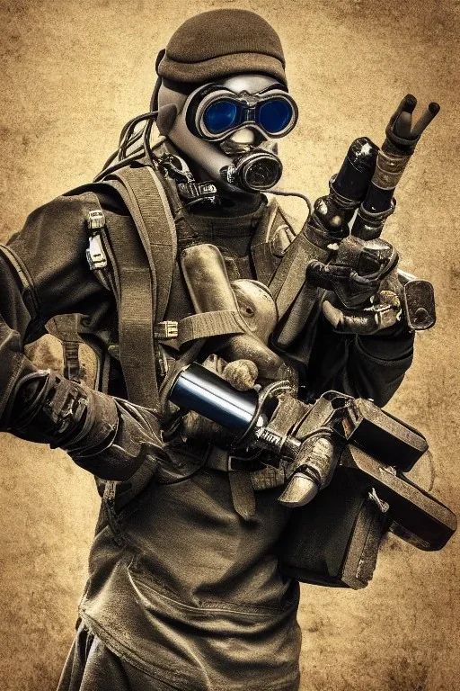 diver like a solder,with the gun,hi quality detail,hi quality textures,cinematic,realistic,aggressive