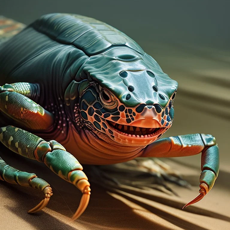 crustacean, reptiles, masterpiece, expert, 8K, hyperrealism, sharp focus, cinematic lighting, realistic