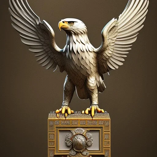 eagle , roman art