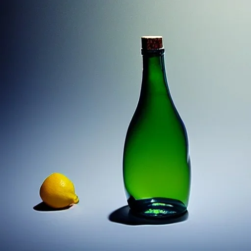 still life bottle