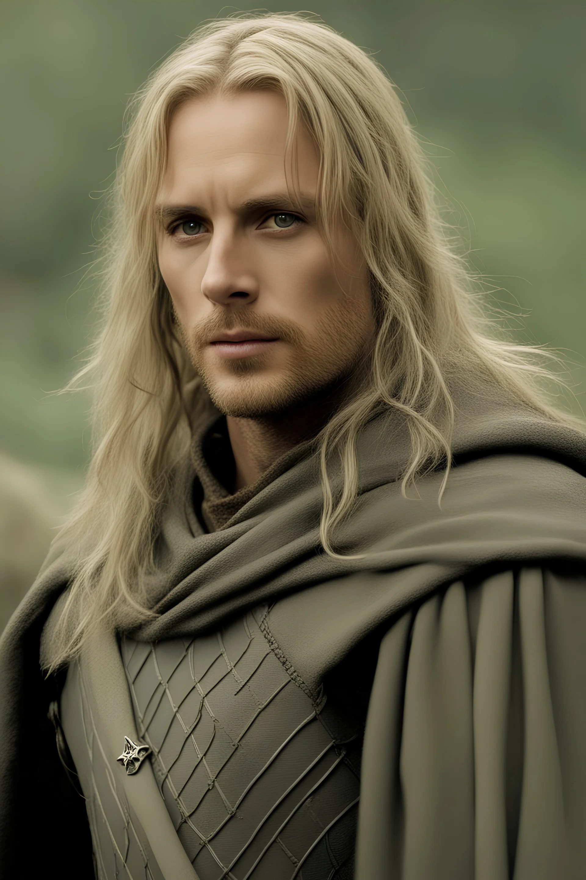 a blonde, female version of Aragorn