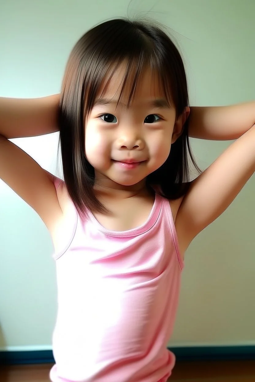 Girl kids armpit