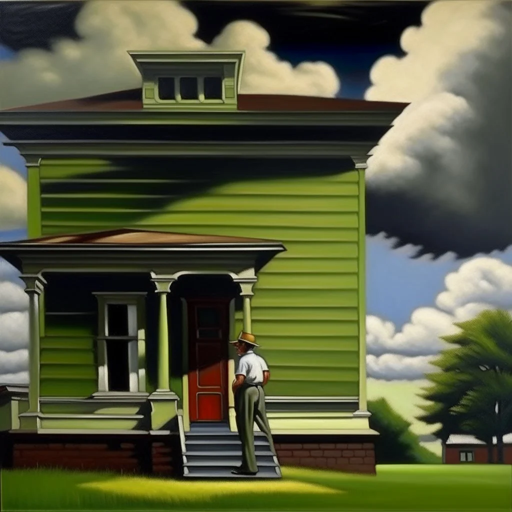 silver lining, painting by hopper