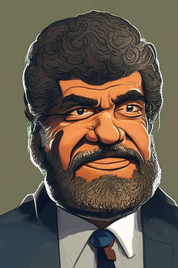 Mohamed Morsy Former President of Egypt Cartoon 2d