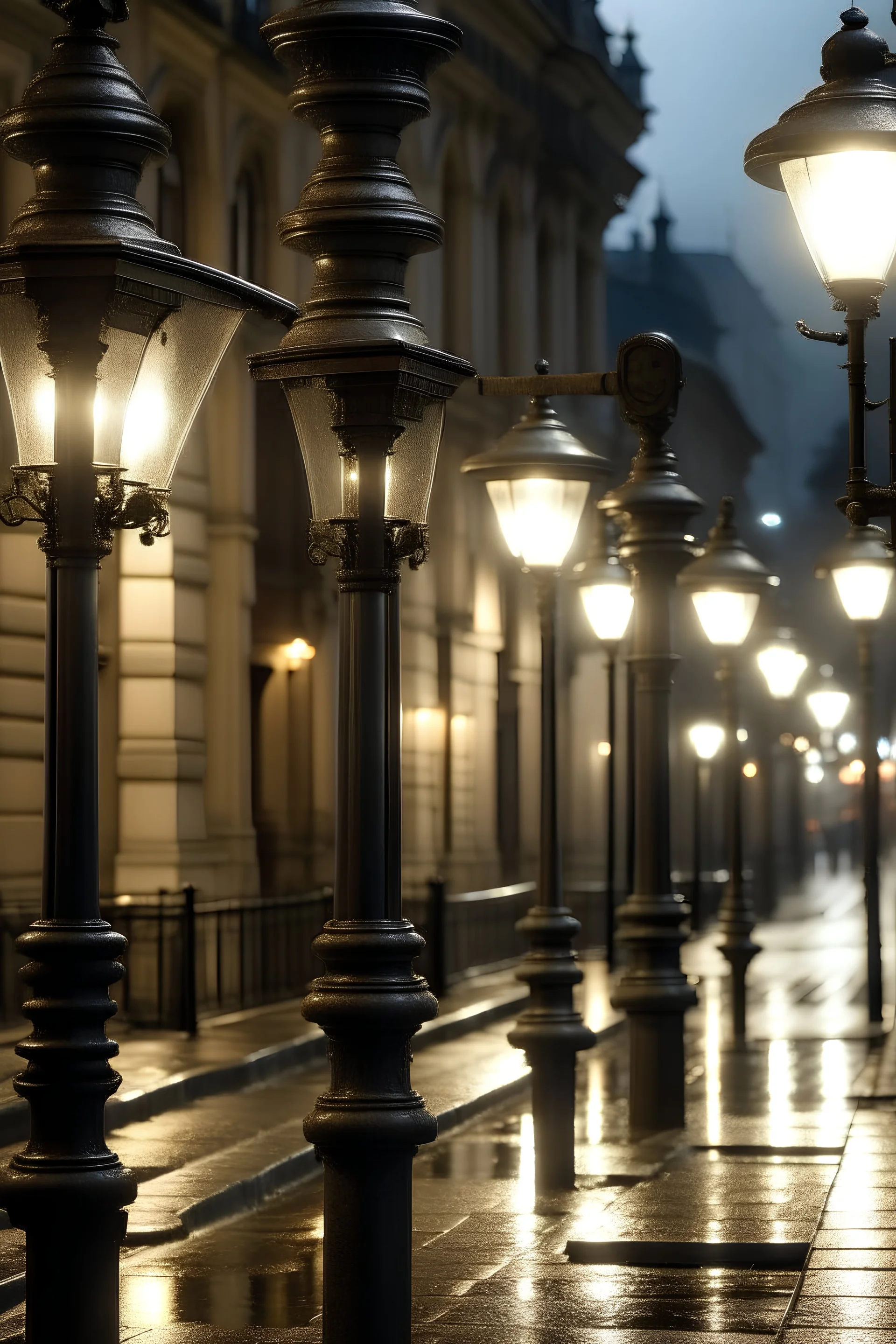 taps as street lamps