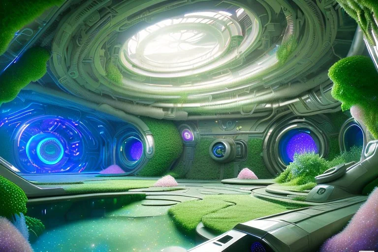 white and green crystal galactic ambiance cinema4d scifi futuristic tunnel field pools lighting sky, full of details, smooth, bright sunshine，soft light atmosphere, light effect，vaporwave colorful, concept art, smooth, extremely sharp detail, finely tuned detail, ultra high definition, 8 k, unreal engine 5, ultra sharp focus