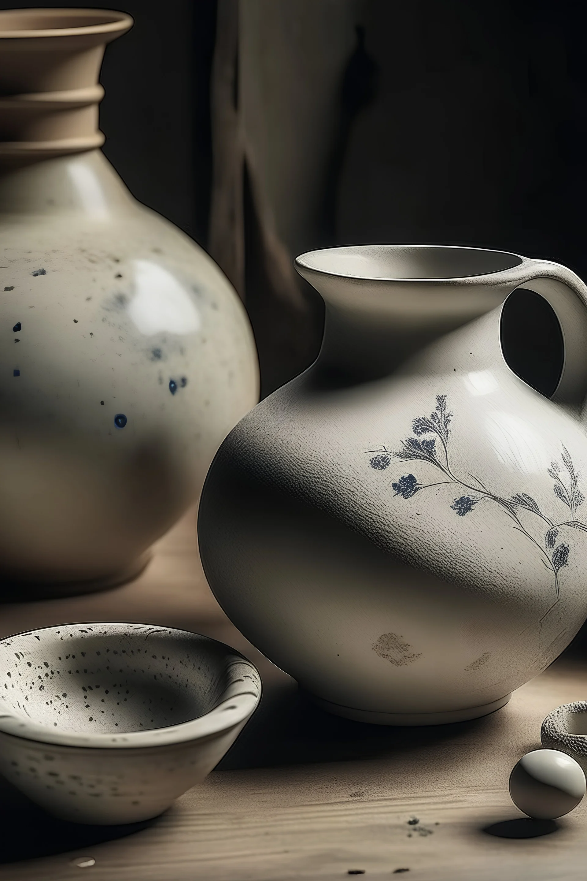Ceramic art, old, simple, creative