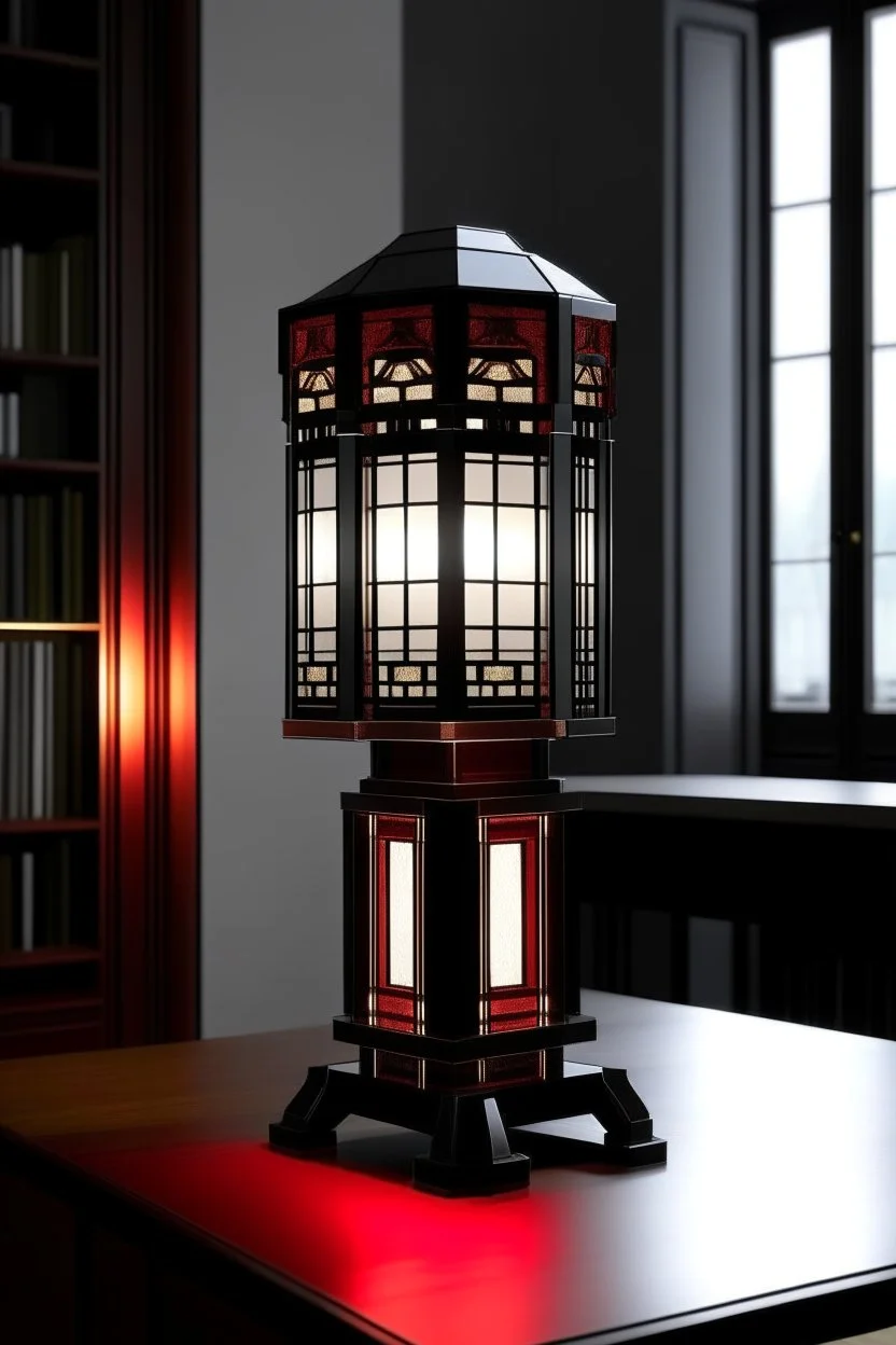 gaming table lamp inspired by palace, modern design,