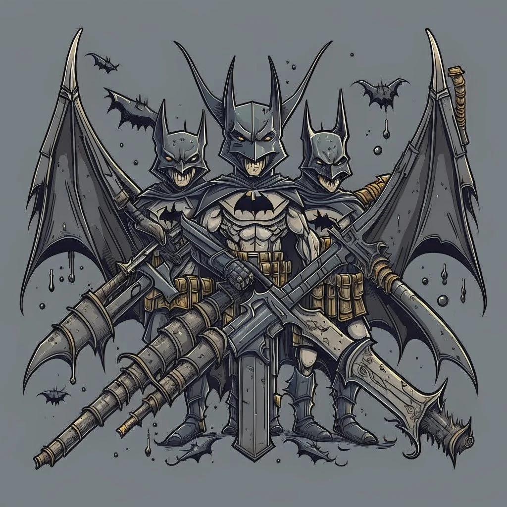 bats with weapons