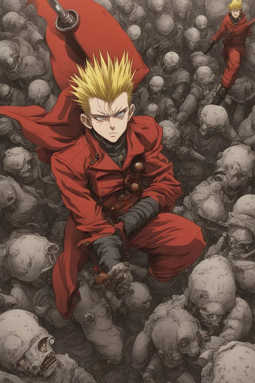 The Vash Stampede in the blood