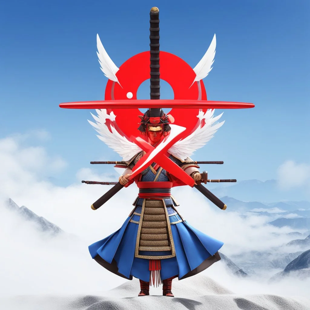 Samurai hombre 3d calidad ultra