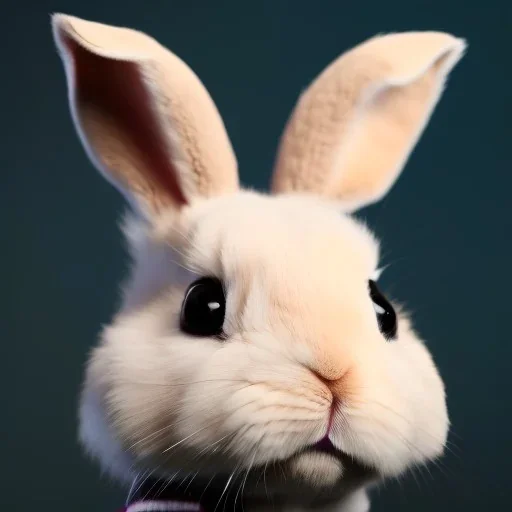 Cute rabbit, Wearing make up avatar