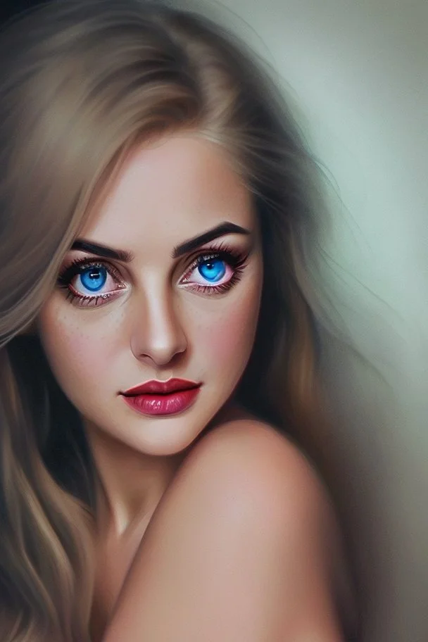 Extremely rich actress with beautiful eyes,attractive portrait