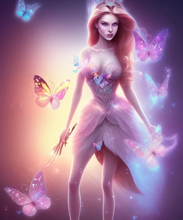 Butterfly princess full image