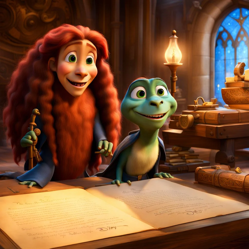 Imágen Disney Pixar de Leonardo da Vinci