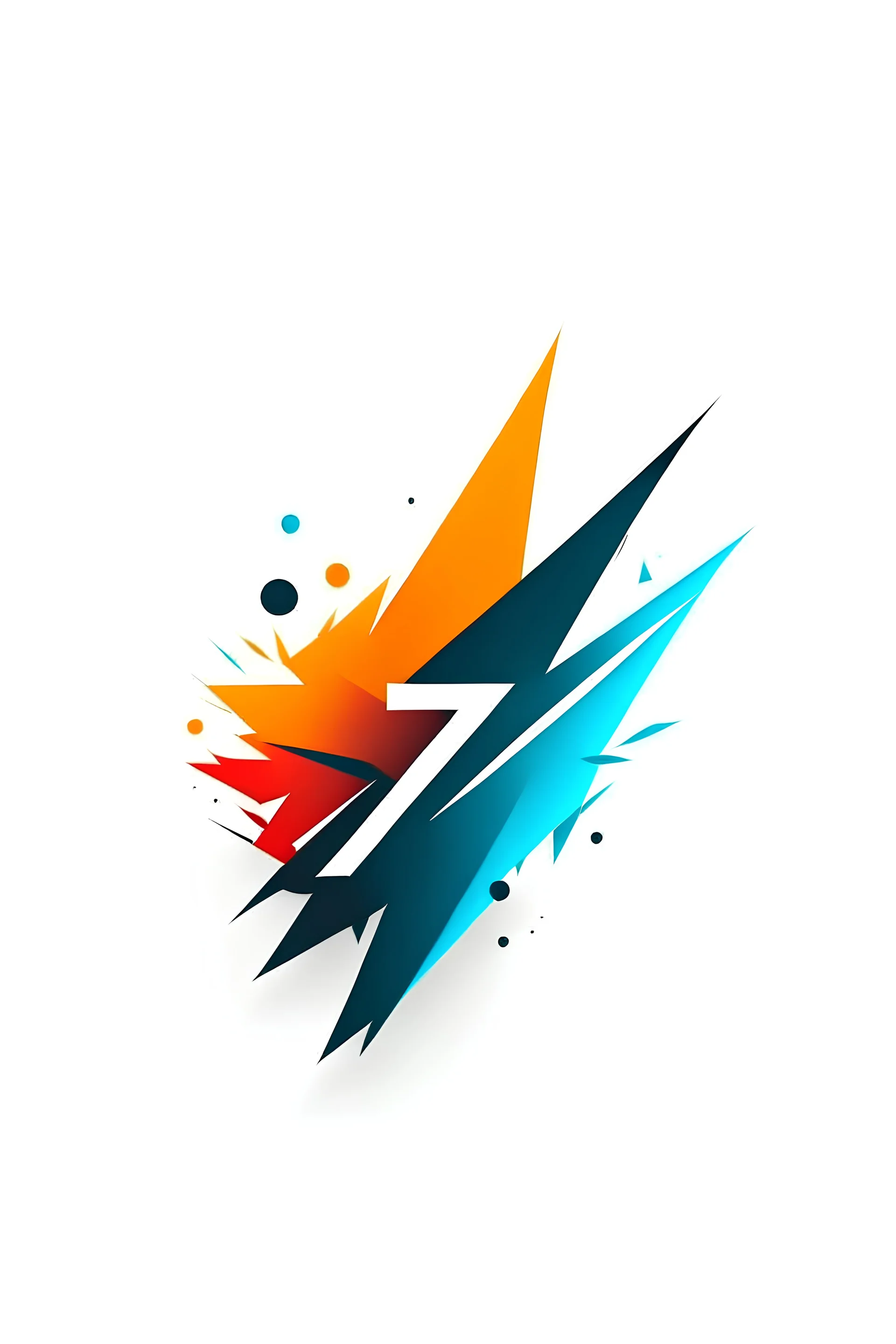 create a very simple logo for an energetic life called Blast, white background
