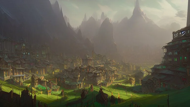 city of the elves in the mountains