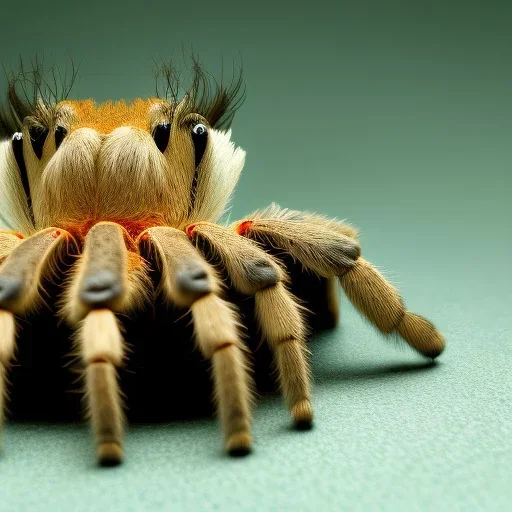 Most tarantulas are not dangerous to humans, but some species have venom that can cause mild to moderate symptoms, such as pain, swelling, and redness at the bite site. There are many different species of tarantulas, and they can come in a variety of colors, including brown, black, and green. However, none of them have gemstone-like properties or shimmering, iridescent colors, or any other fantastical traits.