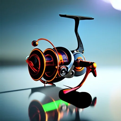 Fishing reel high resolution abu garcia handle