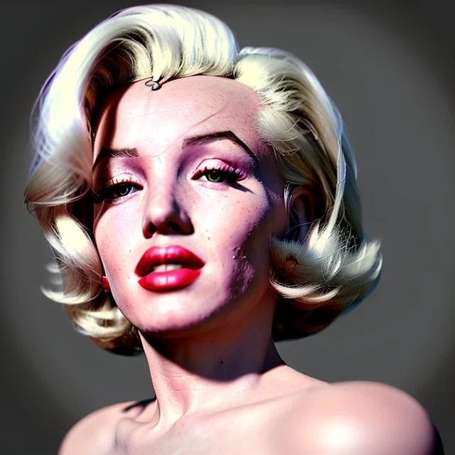 Realistic image portrait, Marylin Monroe, 90s fashion style, highly detailed, unreal engine 5, ray tracing, RTX, lumen lighting, ultra detail, volumetric lighting, 3d, finely drawn, high definition, high resolution.