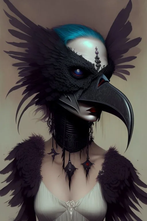 The mask Crow by James O Barr splash ar