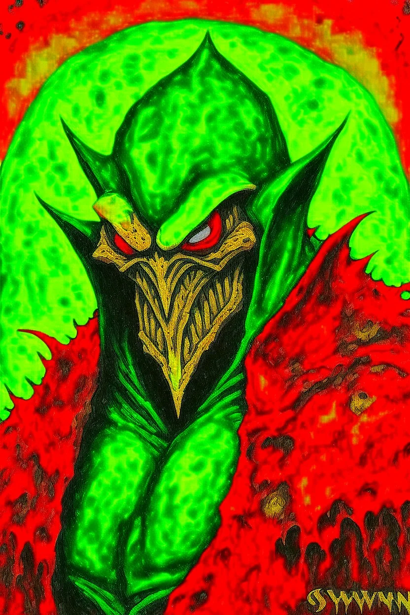 Spawn as painted by Van Gogh