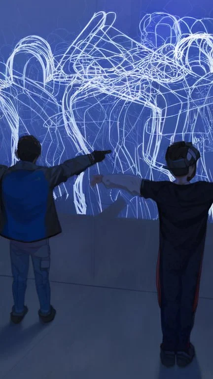 Lisbon, video mapping, virtual reality, mixed reality, children, workshop