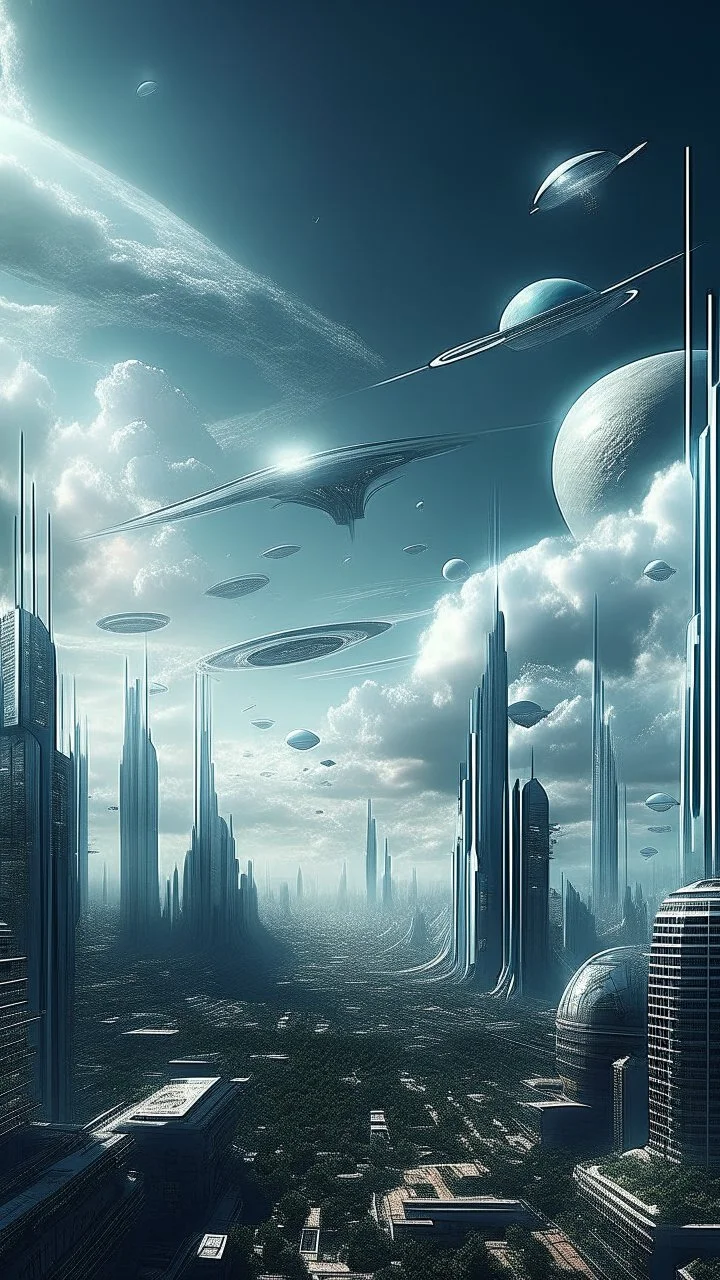 future city sky